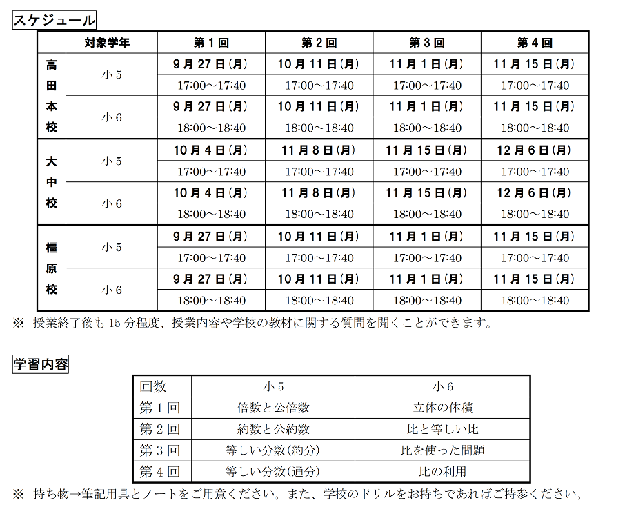 最新情報 講習会 イベント 透塾 高田 橿原